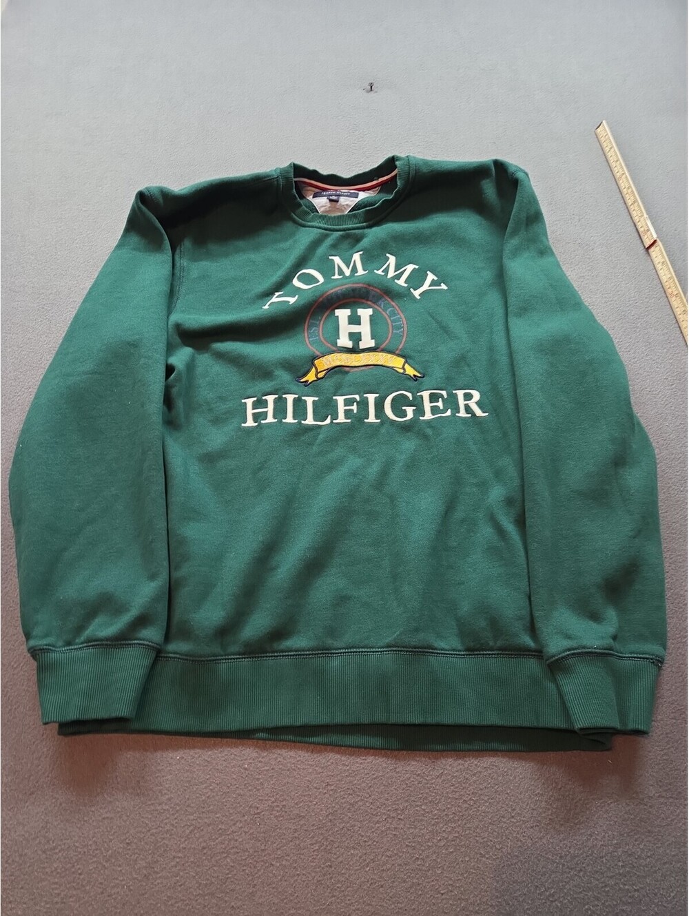 men's green sweatshirt by Tommy Hilfiger size XL